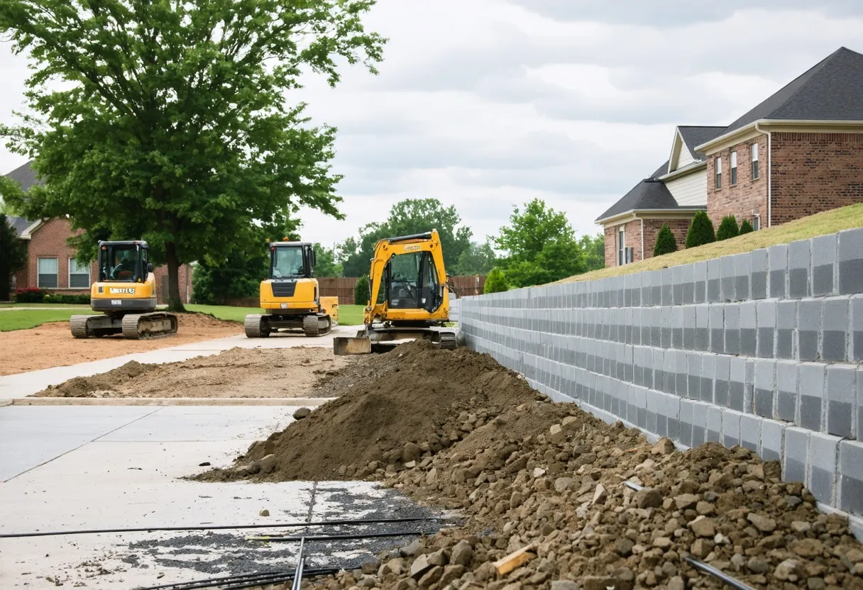 Retaining wall contractor tuscaloosa al in Tuscaloosa
